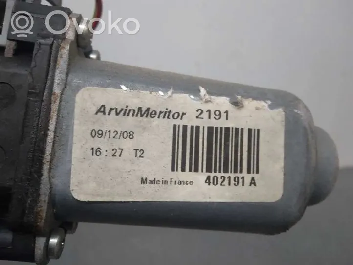 Nissan Qashqai+2 Aizmugurē elektriskais loga pacelšanas mehānisms bez motoriņa 402191A