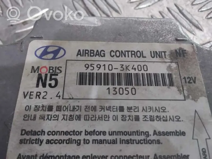 Hyundai Sonata Module de contrôle airbag 959103K400