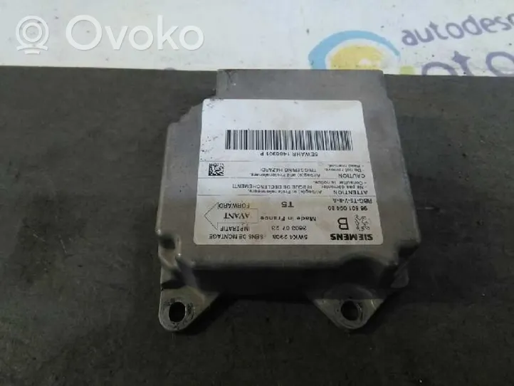 Peugeot 307 Module de contrôle airbag 9650109480