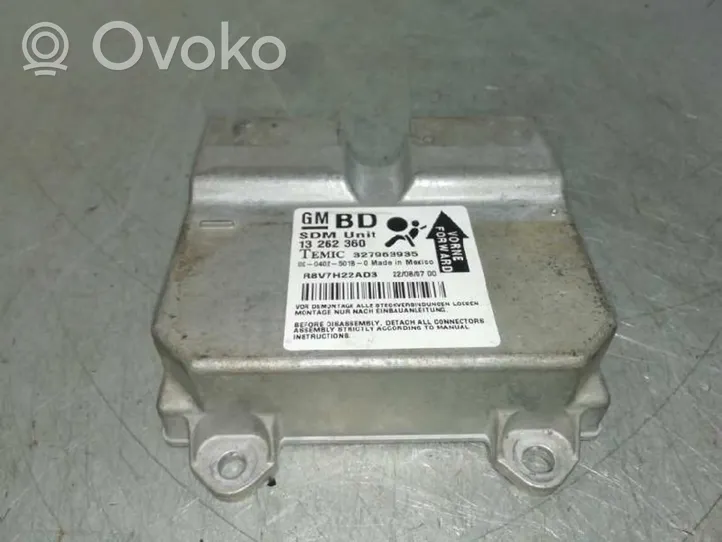 Opel Corsa D Module de contrôle airbag 13262360