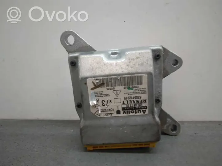 Renault Vel Satis Module de contrôle airbag 8200412019