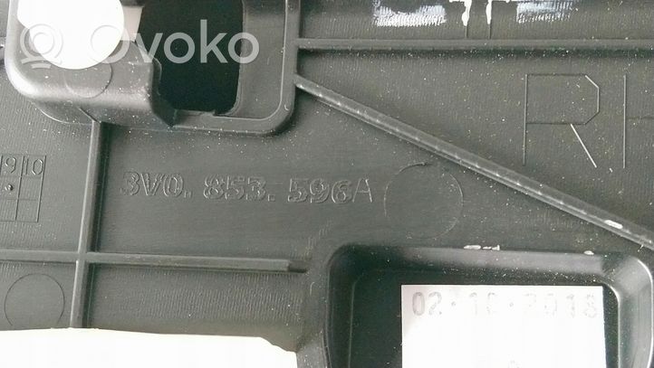 Skoda Superb B8 (3V) Moulure de porte arrière 3V0853596A