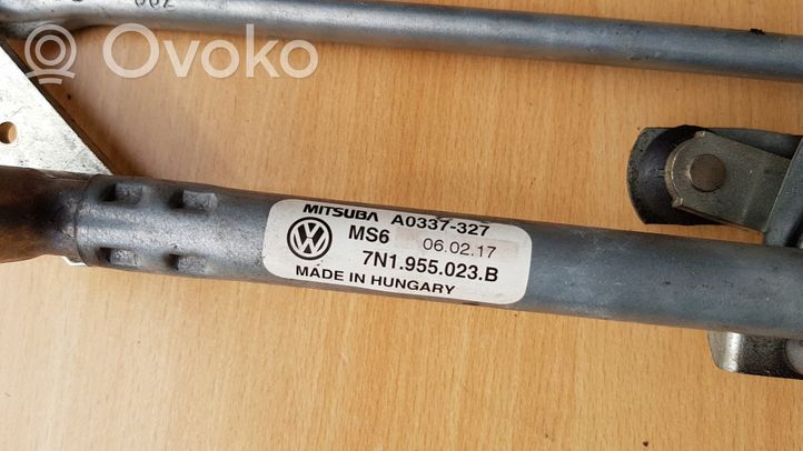 Volkswagen Sharan Front wiper linkage and motor 7N1955023B