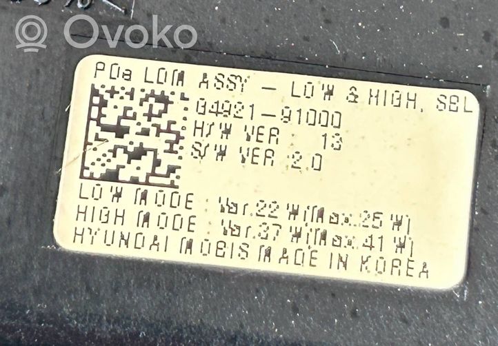 Hyundai i30 Modulo di controllo ballast LED G492191000