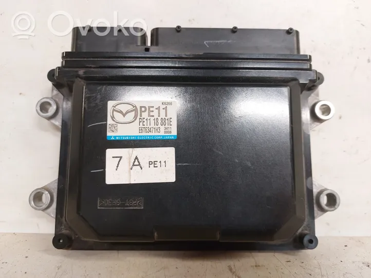 Mazda 6 Unité de commande, module ECU de moteur PE1118881E