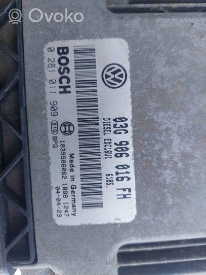 Volkswagen Touran I Calculateur moteur ECU 03G906016FH