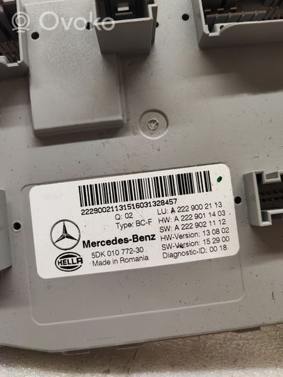 Mercedes-Benz S W222 Jednostka sterowania SAM A2229002113