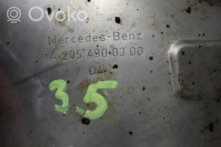 Mercedes-Benz C W205 Задний бундуль глушителя A2054900300