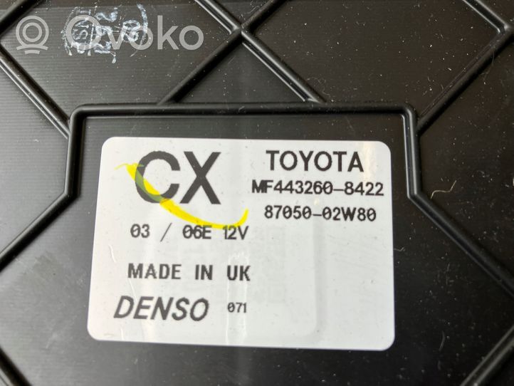 Toyota Corolla E210 E21 Salono oro mazgo komplektas 87050F4020