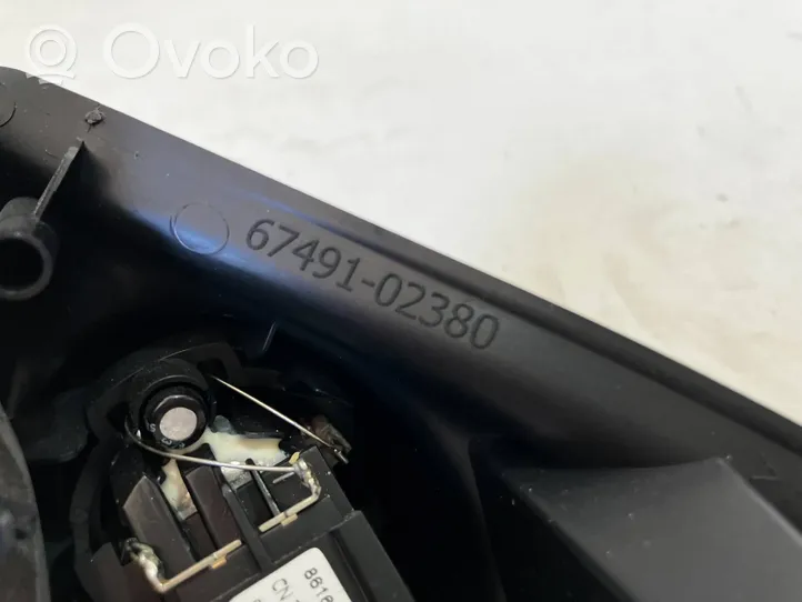 Toyota Auris E180 Augsto frekvenču skaļrunis (-i) priekšējās durvīs 6749102380