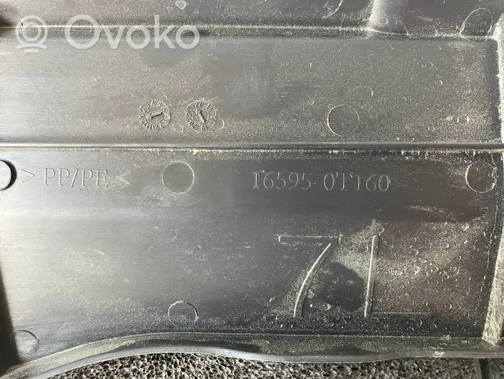 Toyota Corolla E210 E21 Välijäähdyttimen ilmanohjauksen ilmakanava 165950T160