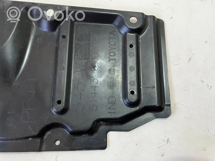 Toyota Auris E180 Placa protectora/protector antisalpicaduras motor 5144305030