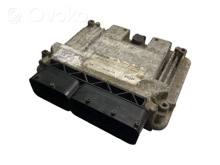 Saab 9-3 Ver2 Calculateur moteur ECU 55354770