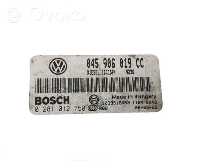 Skoda Roomster (5J) Calculateur moteur ECU 045906019CC