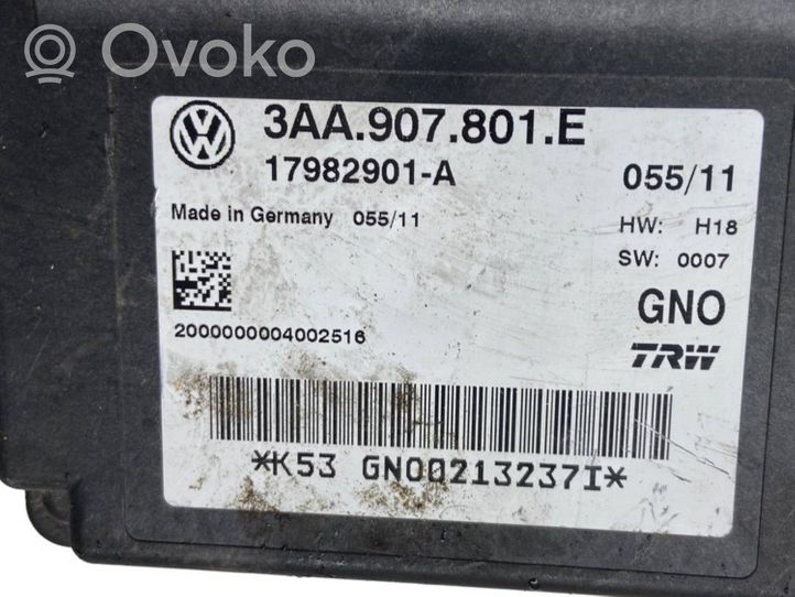 Volkswagen PASSAT B7 Käsijarrun ohjainlaite 3AA907801E