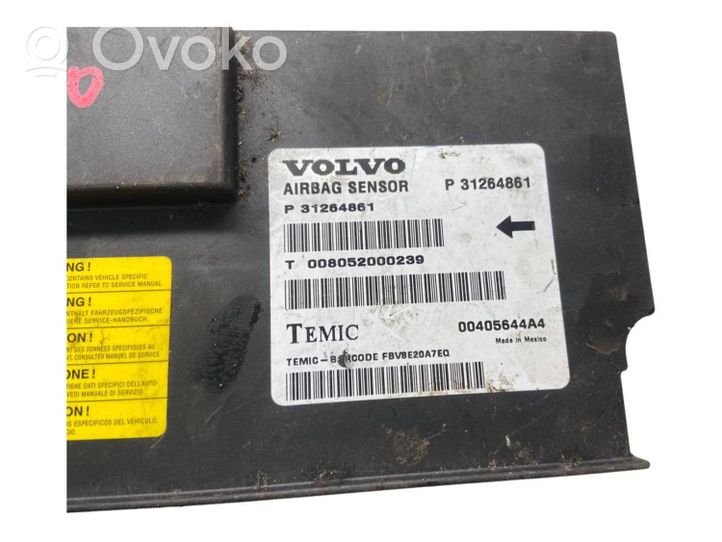 Volvo S80 Oro pagalvių valdymo blokas 31264861