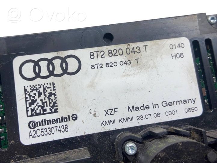 Audi A4 S4 B8 8K Panel klimatyzacji 8T2820043T