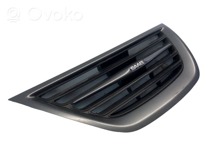 Saab 9-3 Ver2 Grille calandre supérieure de pare-chocs avant 12765507