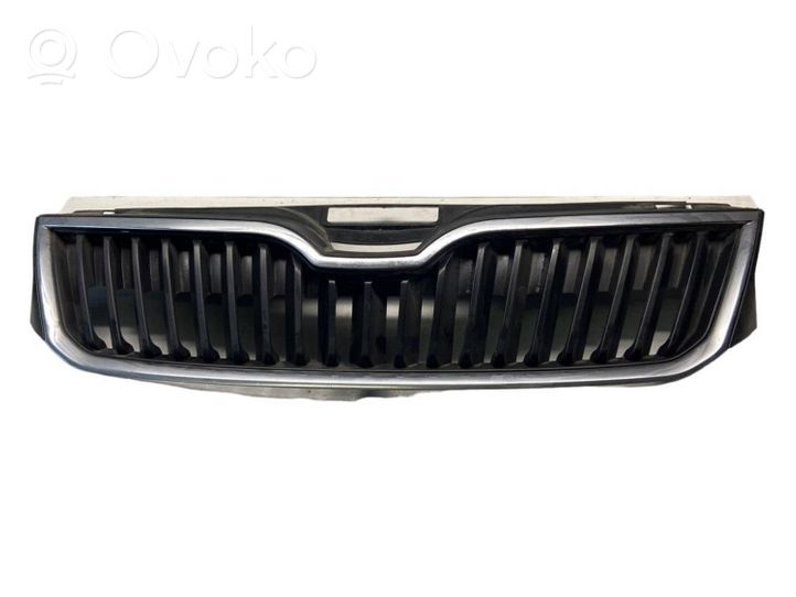 Skoda Rapid (NH) Grille calandre supérieure de pare-chocs avant 5JA853668