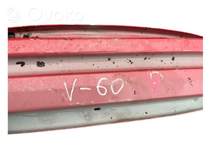 Volvo V60 Poprzeczka zderzaka tylnego 