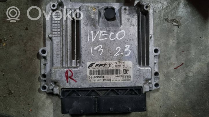 Iveco Daily 6th gen Unidad de control/módulo del motor 0281017455