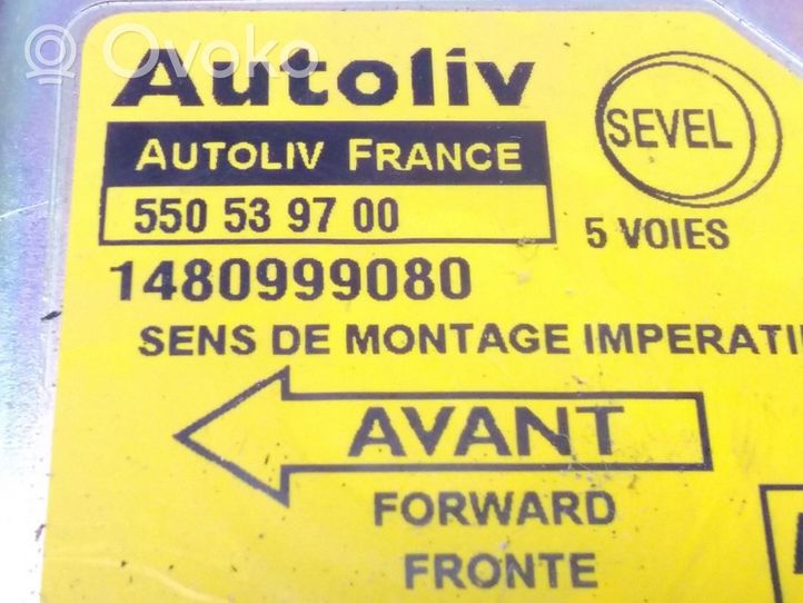 Citroen Evasion Module de contrôle airbag 550539700