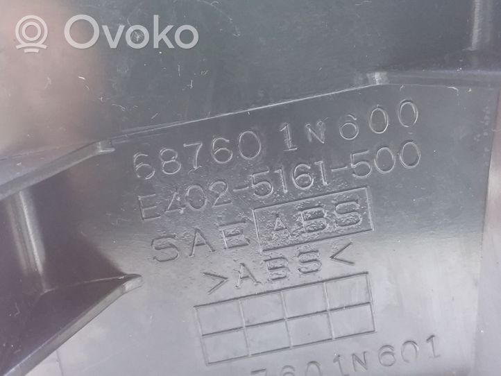 Nissan Almera Moldura protectora de la rejilla de ventilación lateral del panel 687601N600