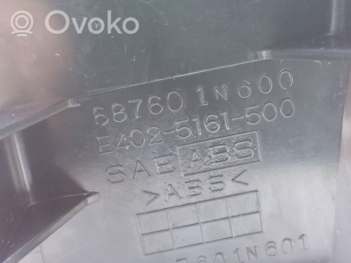 Nissan Almera Kojelaudan sivutuuletussuuttimen kehys 687601N600