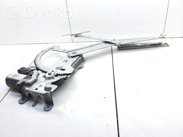 Opel Meriva A Front door window regulator with motor 93389552