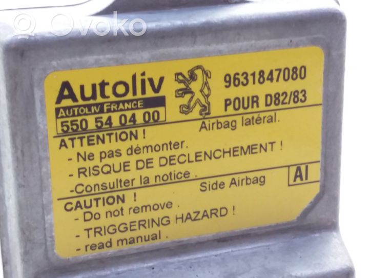 Peugeot 406 Module de contrôle airbag 550540400