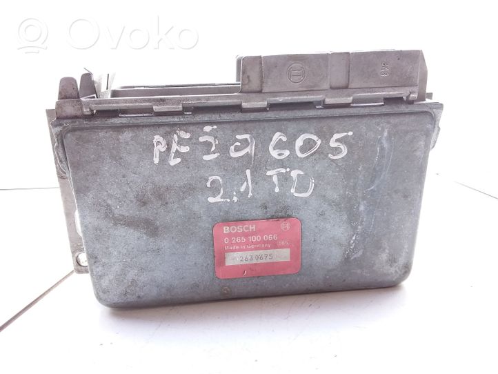 Peugeot 605 Sterownik / moduł ABS 0265100066