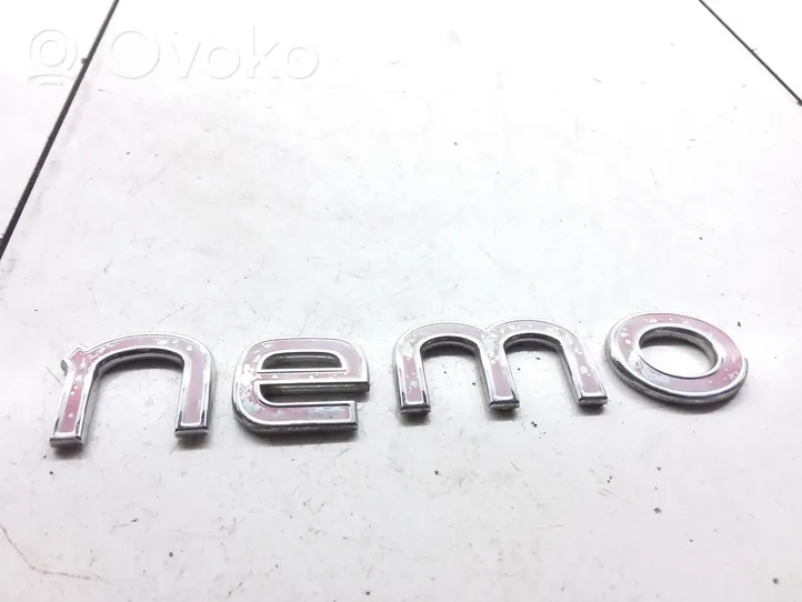 Citroen Nemo Gamintojo ženkliukas/ modelio raidės 