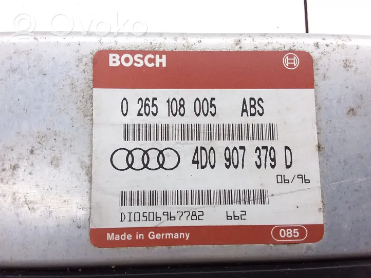 Audi A4 S4 B5 8D Блок управления ABS 4D0907379D