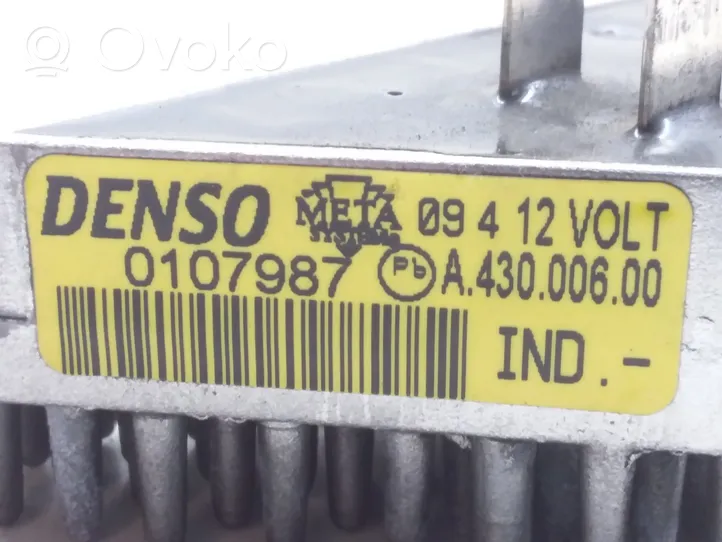 Citroen C8 Heater blower motor/fan resistor 0107987
