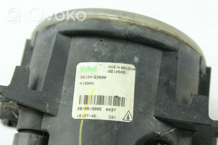 Nissan Navara D40 Światło przeciwmgłowe przednie 26154EA500