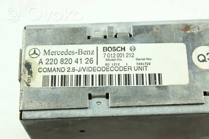 Mercedes-Benz S W220 Citu veidu instrumenti A2208204126