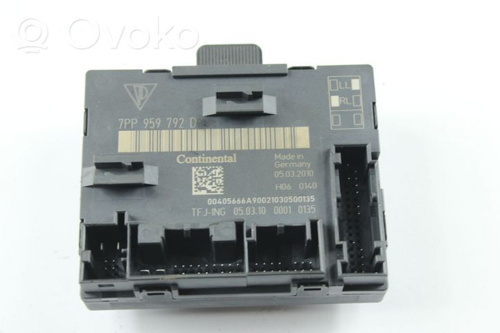 Porsche Panamera (970) Door control unit/module 7PP959792D