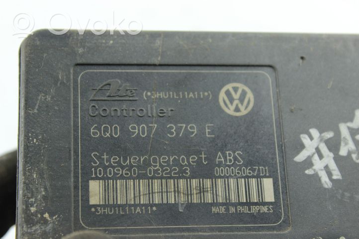 Volkswagen Polo IV 9N3 Pompa ABS 6Q0907379E