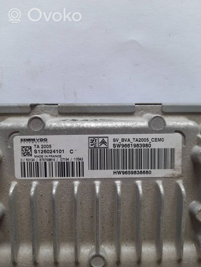 Citroen C8 Pavarų dėžės valdymo blokas 9659838680