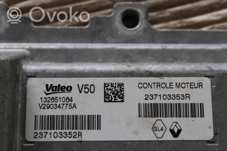 Renault Clio IV Kit centralina motore ECU e serratura 237103352R