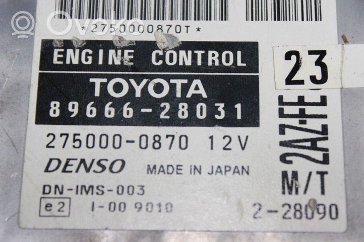 Toyota Previa (XR30, XR40) II Sterownik / Moduł ECU 8966628031