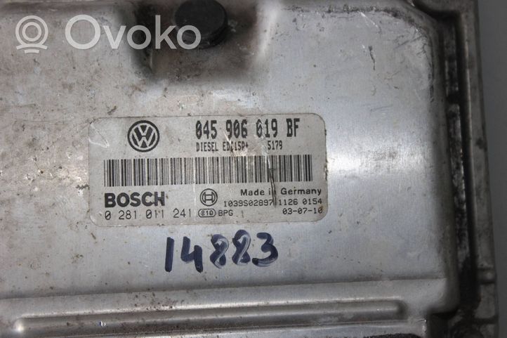 Volkswagen Polo IV 9N3 Centralina/modulo del motore 045906019BF