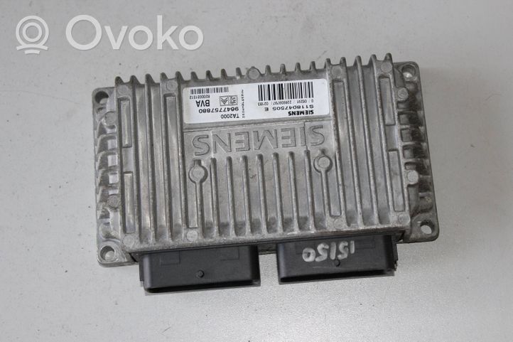 Peugeot 307 Module de contrôle de boîte de vitesses ECU 9647757880