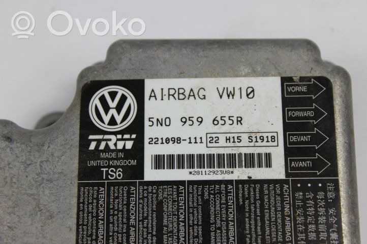 Volkswagen PASSAT B7 Turvatyynyn ohjainlaite/moduuli 5N0959655R