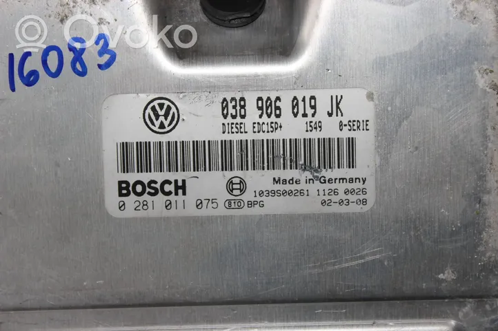 Volkswagen Polo Otras unidades de control/módulos 038906019JK