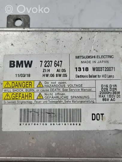 BMW 7 F01 F02 F03 F04 Ajovalojen virranrajoitinmoduuli Xenon 7237647