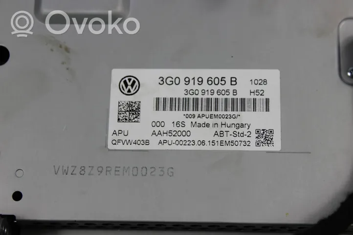 Volkswagen PASSAT B8 Monitor / wyświetlacz / ekran 3G0919605B