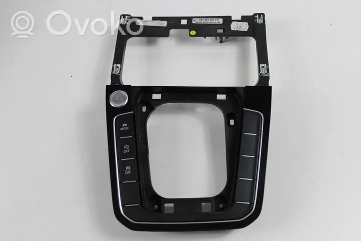 Volkswagen PASSAT B8 Rivestimento in plastica cornice della leva del cambio 3G1864263