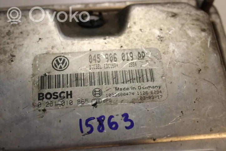 Volkswagen Polo Engine control unit/module 045906019AP