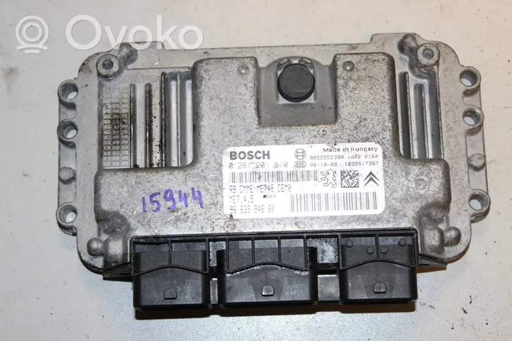 Peugeot 307 Variklio valdymo blokas 9663394680